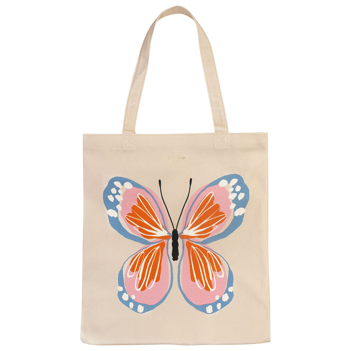 Kate Spade New York Butterfly Canvas Book Tote Bag | Campus Gifts