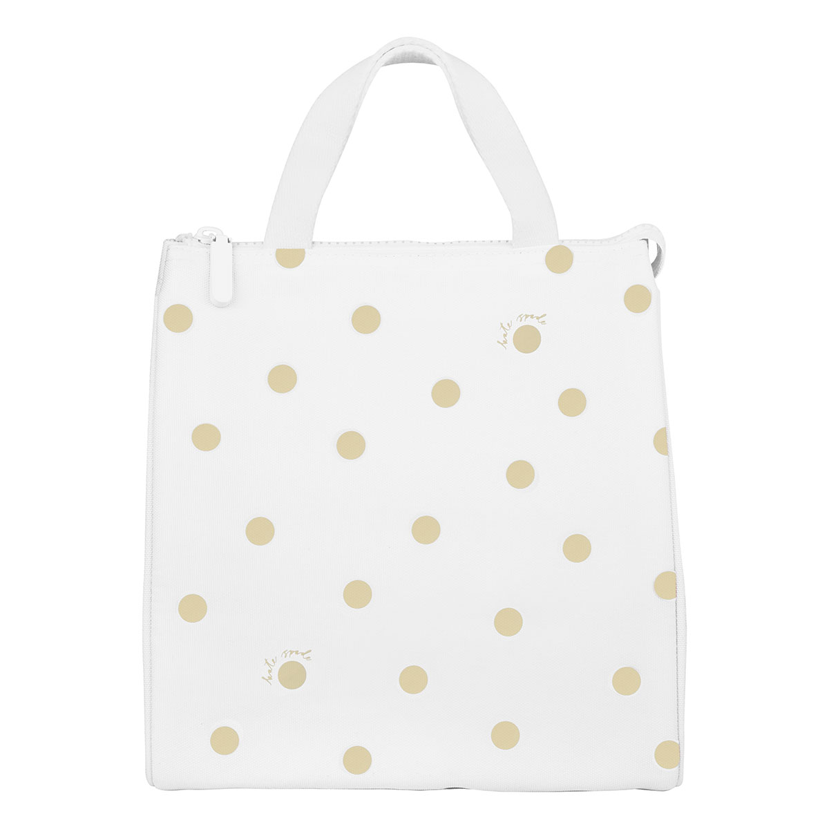 Kate Spade New York Gold Dot with Script Lunch Bag Campus Gifts