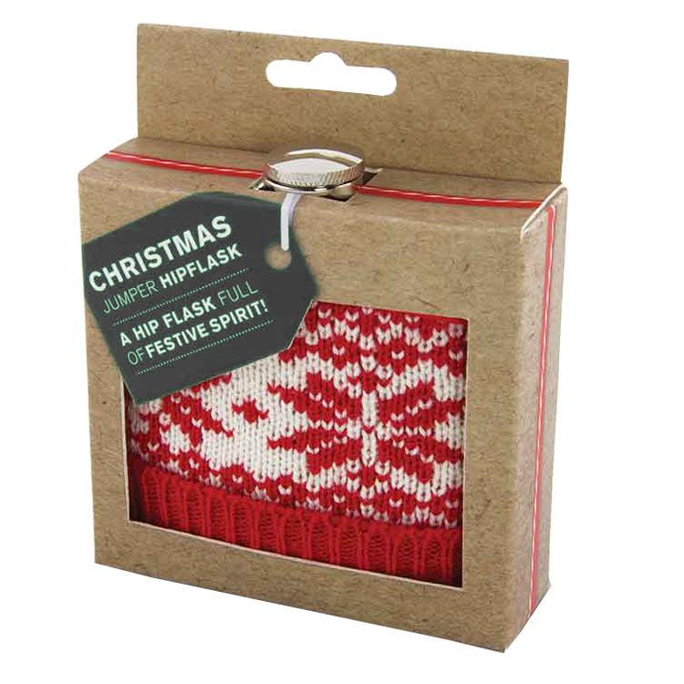 Christmas Jumper Hip Flask - 7.99 Christmas Jumper Hip Flask