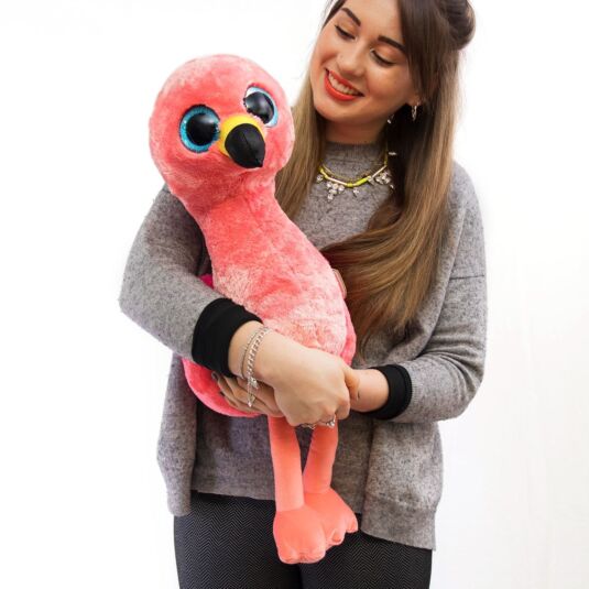 large flamingo beanie boo