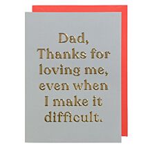 Thanks For Loving Me Father’s Day Card