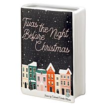 ‘Twas The Night Before Christmas’ Large Book Vase