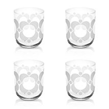Atomic Flower Set of 4 Water Glasses