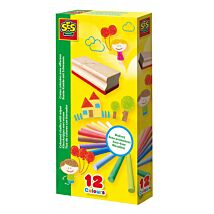 Coloured Chalk With Wiper