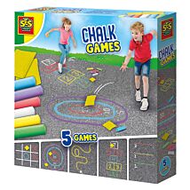 5 in 1 Chalk Games