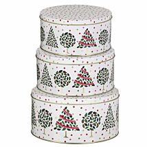 Set of Three Cookie Tins