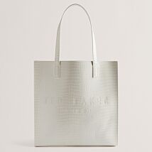 CROCCON Nude Croc Large Icon Bag