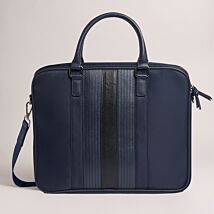 ROOKY Navy Stripe Document Bag
