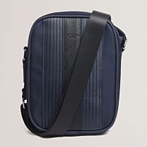 ROCKIE Navy Striped Flight Bag