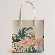 MEAIKON Cream Painted Meadow Large Icon Bag