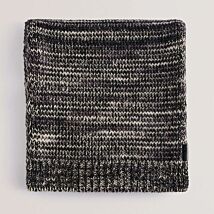 PERCIIS Grey Knitted Scarf