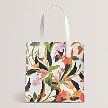 FLOSSY Cream Floral Printed Small Icon Bag