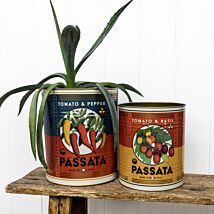 Passata Set of 2 Medium Storage Tins