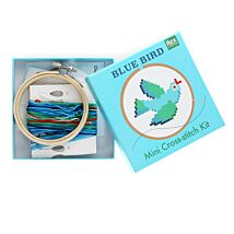 Blue Bird Mini Cross-Stitch Kit