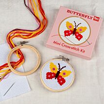 Butterfly Mini Cross-Stitch Kit