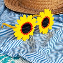 Yellow Sunflower Funglasses