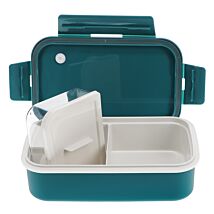 Petrol Blue Double Wall Lunch Box