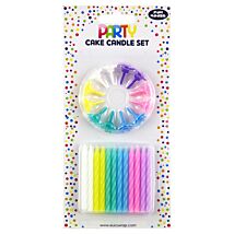 Party Pastel Cake Candles 24 Pack