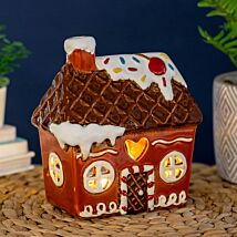 Gingerbread Icing House Tealight Holder