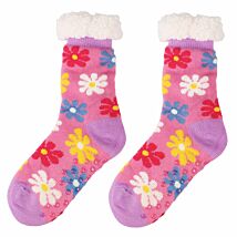 Daisy Pink Women’s Slipper Socks
