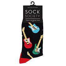 Black Electric Guitar Socks