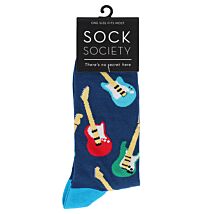 Navy Electric Guitar Socks