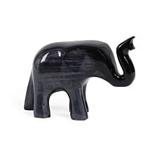 Aluminark Brushed Black Trunk Up Medium Elephant