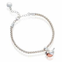 Robins Appear Two Tone Bracelet