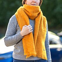Diamante Sparkle Yellow Boxed Scarf