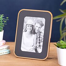 Gold Curved Corners 4x6 Photo Frame