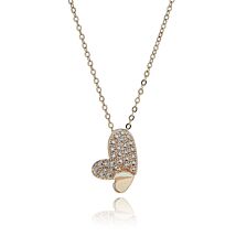 Te Amo Two Hearts Gold Plated Necklace