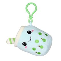Mochi Pop Apple Boba Bubble Tea Plush Key Clip