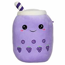 Mochi Pop 25cm Grape Boba Bubble Tea Purple Plush