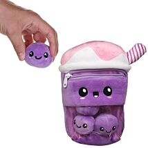 Mochi Pop Boba Tea With Mini Bubbles In Pouch Purple