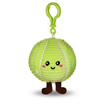 Softlings Sporties Ace The Tennis Ball Plush Key Clip