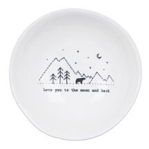 ‘Love You To The Moon & Back’ Medium Wobbly Bowl