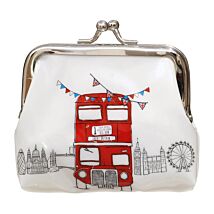 London Bus Clip Purse