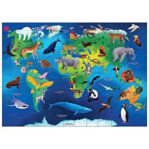 Endangered Species World 80 Piece Puzzle