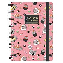 ‘Every Day Is Caturday’ Sushi Cats A5 Spiral Notepad