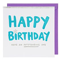 ‘Outstanding’ Birthday Card