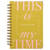 My Time Hardback Undated Daily Planner
