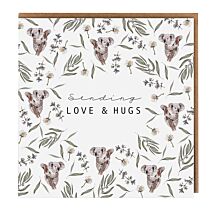 Koala White ‘Sending Love & Hugs’ Card
