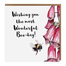 Bumblebee ‘Most Wonderful Bee-day’ Birthday Card