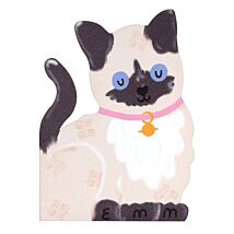 Siamese Cat Small Greeting Card