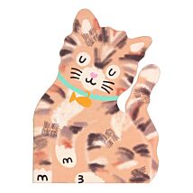 Tabby Cat Small Greeting Card