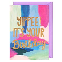 Canvas Creations ‘Yippee!’ Birthday Card