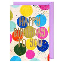 Canvas Creations Spots Birthday Card