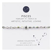 Pisces Zodiac Sentiment Bracelet