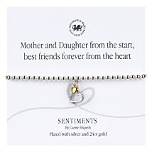 ‘Mother and Daughter’ Sentiment Bracelet