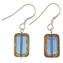 Picasso Rainbow Blue Earrings